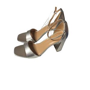 a new day Metallic Silver Heels